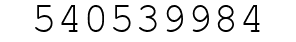 Number 540539984.