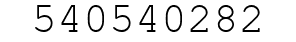 Number 540540282.