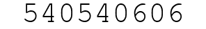 Number 540540606.