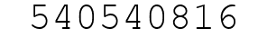 Number 540540816.
