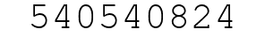 Number 540540824.