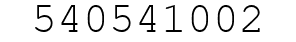 Number 540541002.