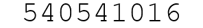Number 540541016.