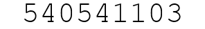 Number 540541103.