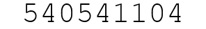 Number 540541104.