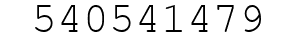 Number 540541479.