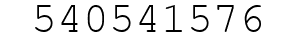Number 540541576.