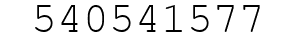 Number 540541577.
