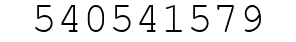 Number 540541579.