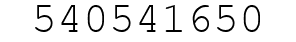 Number 540541650.