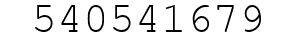 Number 540541679.