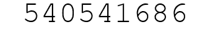 Number 540541686.