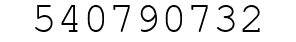Number 540790732.