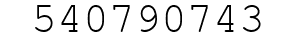 Number 540790743.