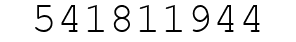 Number 541811944.