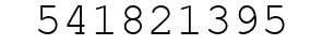 Number 541821395.