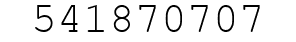 Number 541870707.