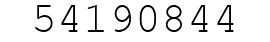 Number 54190844.