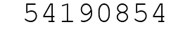 Number 54190854.
