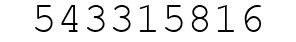 Number 543315816.