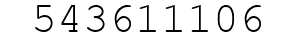 Number 543611106.