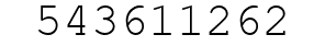 Number 543611262.