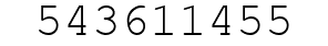 Number 543611455.