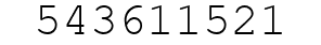 Number 543611521.