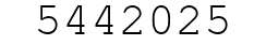 Number 5442025.