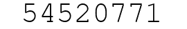 Number 54520771.