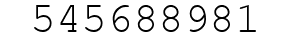 Number 545688981.