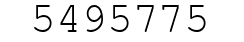 Number 5495775.