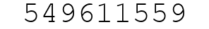 Number 549611559.