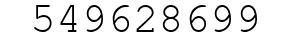 Number 549628699.