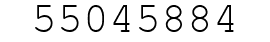 Number 55045884.