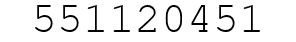 Number 551120451.