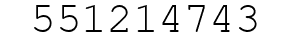 Number 551214743.