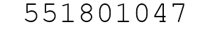 Number 551801047.