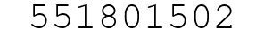 Number 551801502.