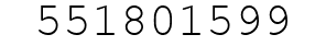 Number 551801599.