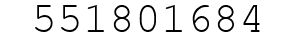 Number 551801684.