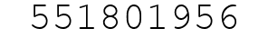 Number 551801956.