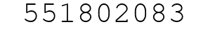 Number 551802083.