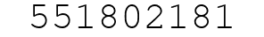 Number 551802181.
