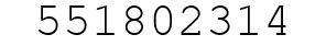 Number 551802314.