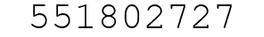 Number 551802727.