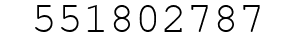 Number 551802787.