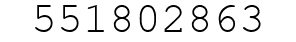 Number 551802863.