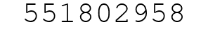 Number 551802958.