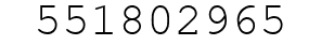 Number 551802965.